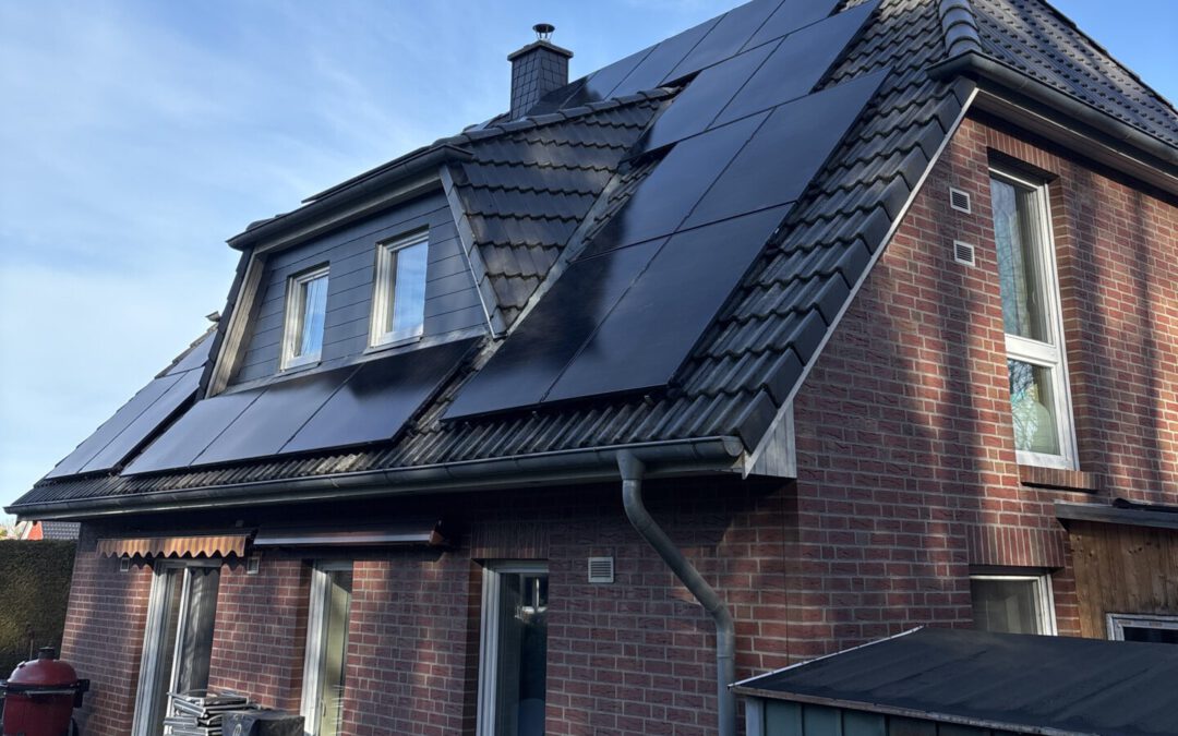 24,4kWp-Anlage, 56 Module, Januar 2025, Buxtehude