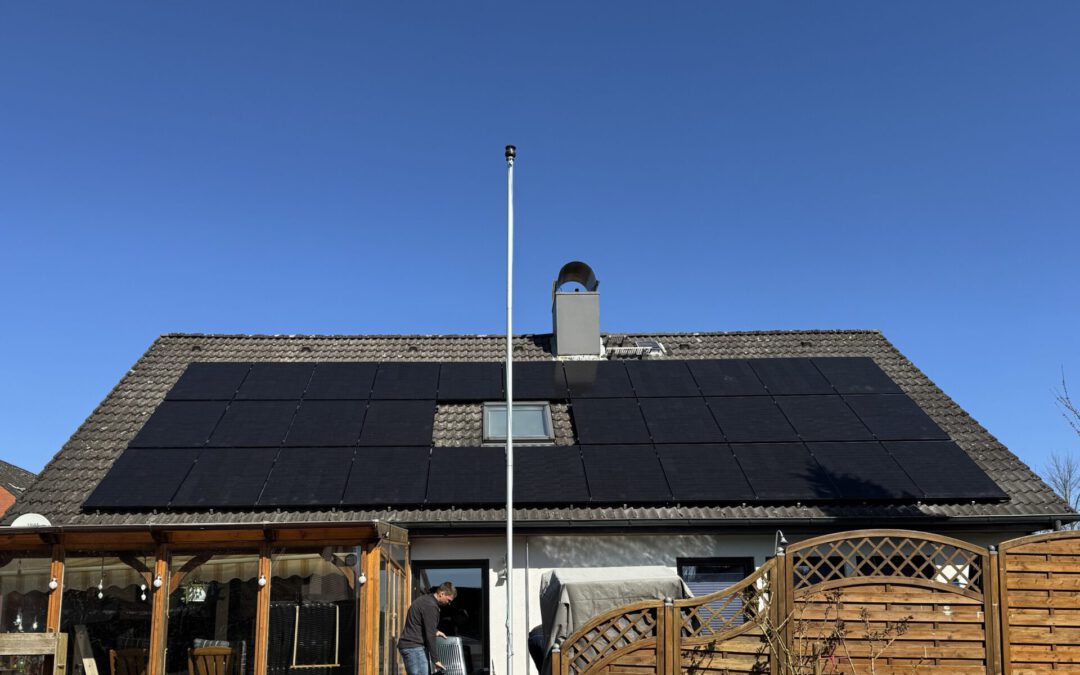 13,795kWp-Anlage, 31 Module, März 2025, Dollern
