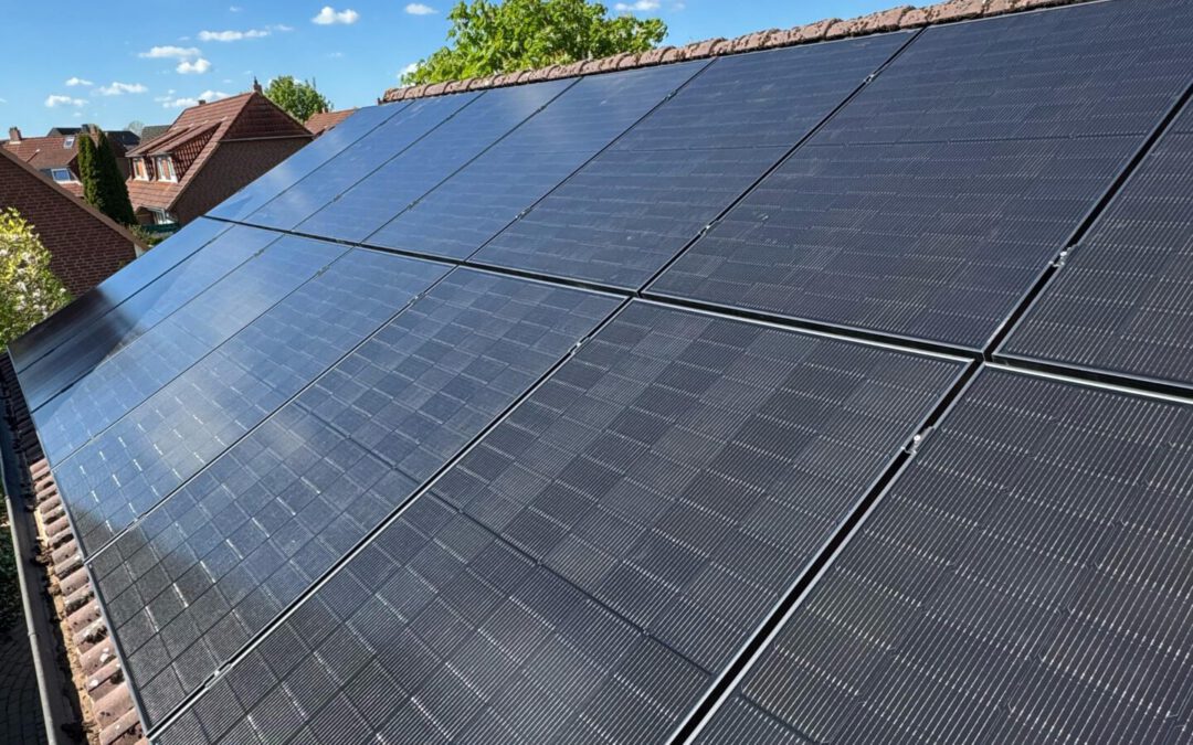 7,12 kWp-Anlage, 16 Module, April 2025, Apensen